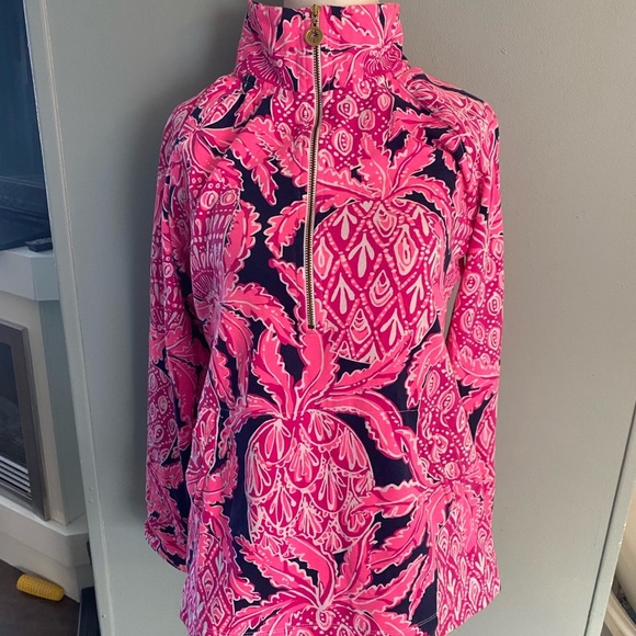 Lily Pulitzer Skipper popover in Coco Safari pullover - Picture 7 of 13
